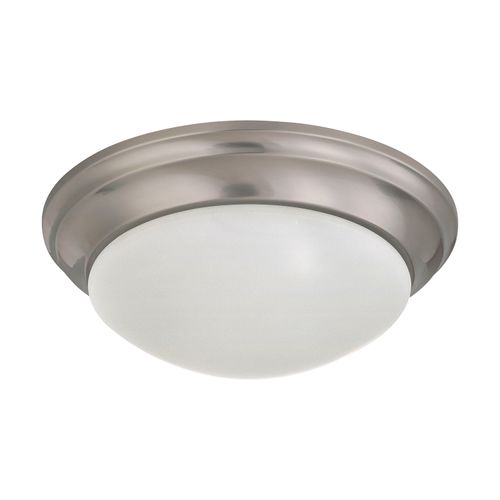 Main product image of 2 Light 14" Flush Mount Twist and Lock w/ Frosted White Glass