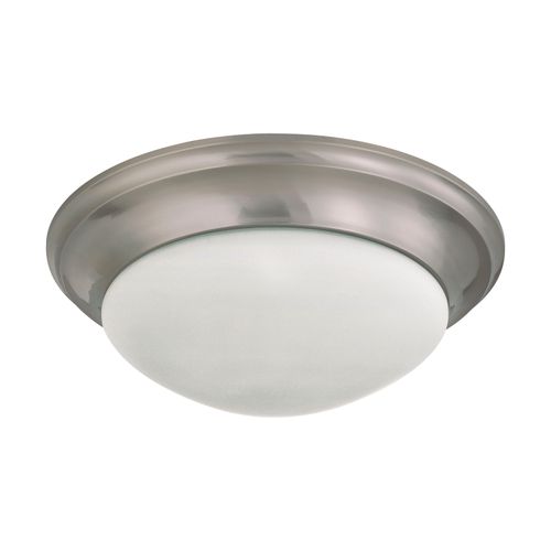 Main product image of 3 Light 17" Flush Mount Twist and Lock w/ Frosted White Glass