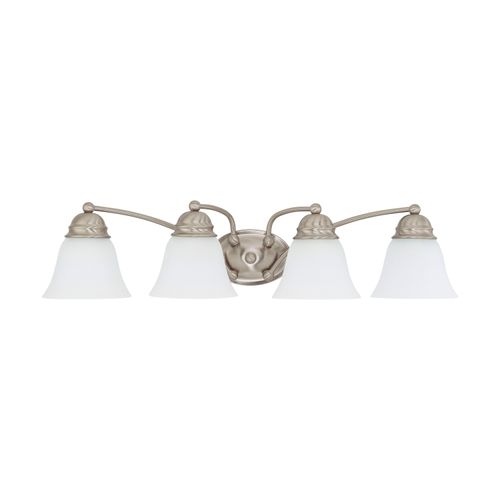 Main product image of Empire 4 Light 29" Vanity w/ Frosted White Glass