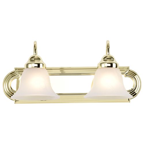 Main product image of Ballerina 2 Light 18" Vanity w/ Alabaster Glass Bell Shades