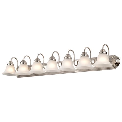 Main product image of Ballerina 7 Light 48" Vanity w/ Frosted White Glass