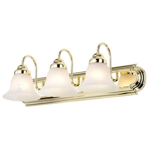 Main product image of Ballerina 3 Light 24" Vanity w/ Alabaster Glass Bell Shades