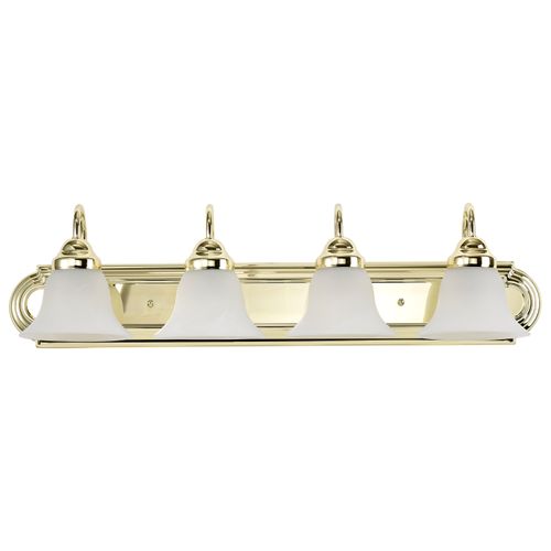 Main product image of Ballerina 4 Light 30" Vanity w/ Alabaster Glass Bell Shades