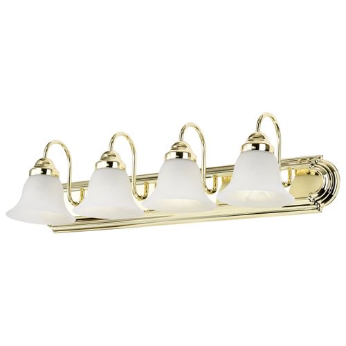 Main product image of Ballerina 4 Light 30" Vanity w/ Alabaster Glass Bell Shades