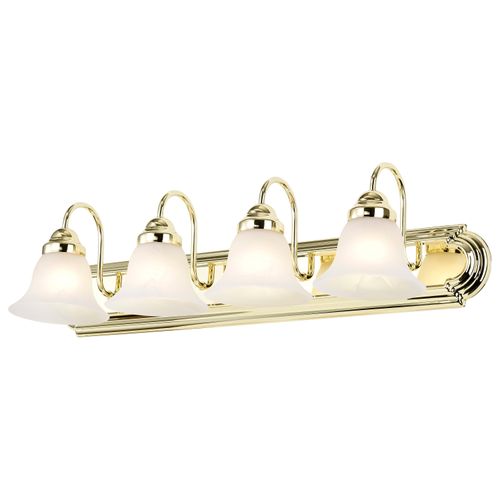 Main product image of Ballerina 4 Light 30" Vanity w/ Alabaster Glass Bell Shades