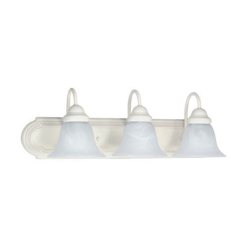 Main product image of Ballerina 3 Light 24" Vanity w/ Alabaster Glass Bell Shades