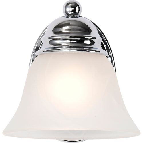 Main product image of Empire 1 Light 7" Vanity w/ Alabaster Glass Bell Shades