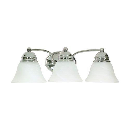 Main product image of Empire 3 Light 21" Vanity w/ Alabaster Glass Bell Shades