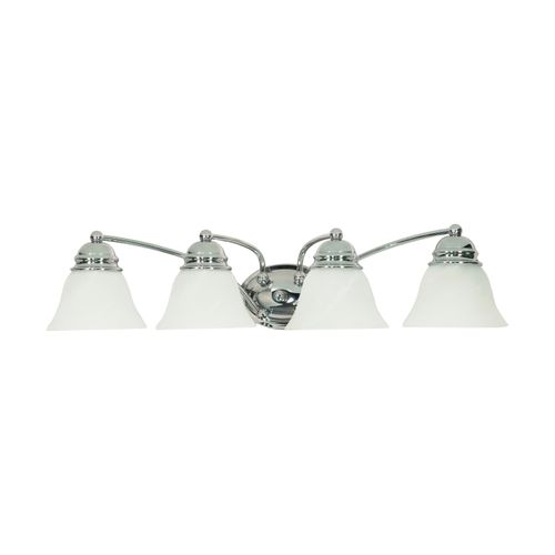 Main product image of Empire 4 Light 29" Vanity w/ Alabaster Glass Bell Shades