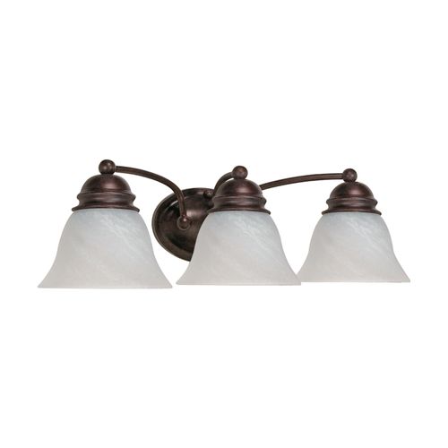 Main product image of Empire 3 Light 21" Vanity w/ Alabaster Glass Bell Shades