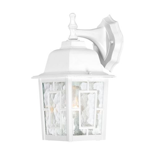 Main product image of Banyan 1 Light 12" Outdoor Wall w/ Clear Water Glass Color retail packaging