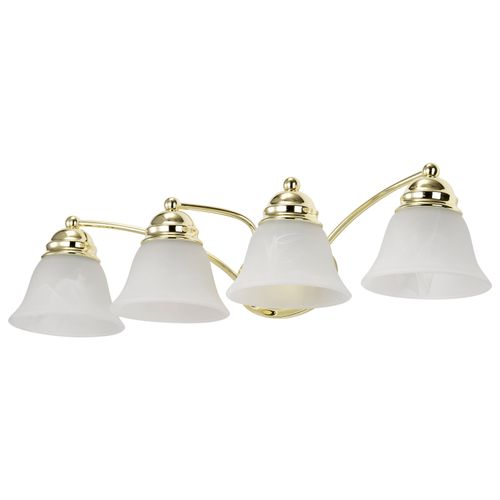 Main product image of Empire 4 Light 29" Vanity w/ Alabaster Glass Bell Shades