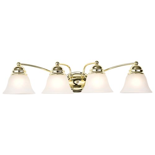 Main product image of Empire 4 Light 29" Vanity w/ Alabaster Glass Bell Shades