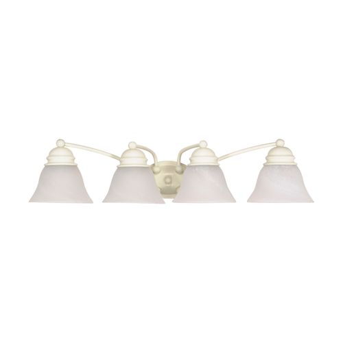 Main product image of Empire 4 Light 29" Vanity w/ Alabaster Glass Bell Shades