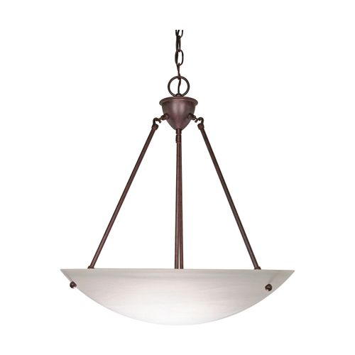 Main product image of 3 Light 23" Pendant Alabaster Glass Bowl