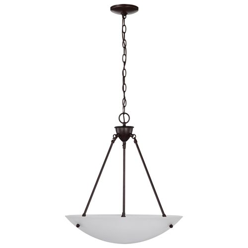 Main product image of 3 Light 23" Pendant Alabaster Glass Bowl