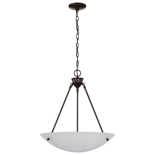 Main product image of 3 Light 23" Pendant Alabaster Glass Bowl