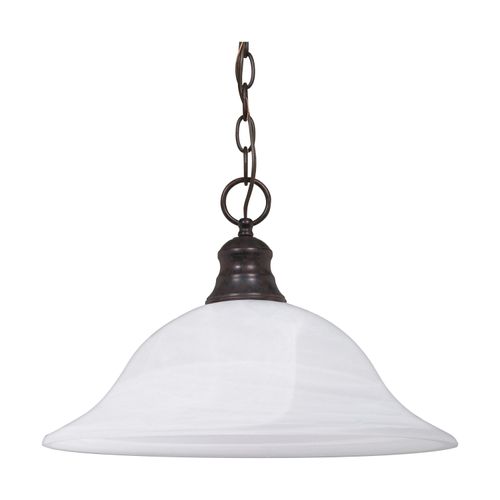 Main product image of 1 Light 16" Pendant Alabaster Glass