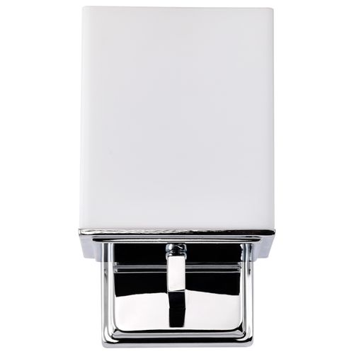 Main product image of Bento 1 Light Vanity Fixture w/ Satin White Glass