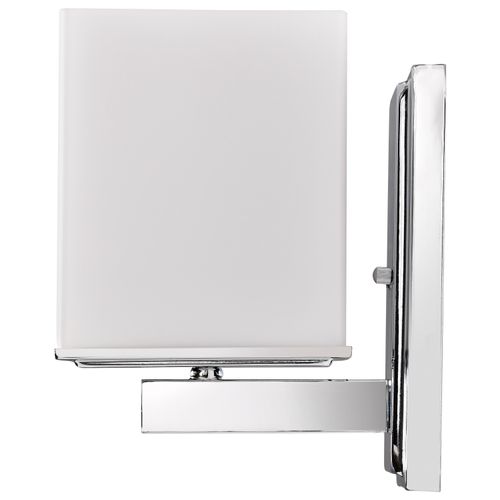 Main product image of Bento 1 Light Vanity Fixture w/ Satin White Glass