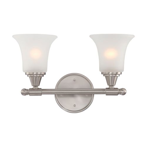 Main product image of Surrey 2 Light Vanity Fixture w/ Frosted Glass