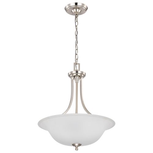 Main product image of Surrey 3 Light Pendant Fixture w/ Frosted Glass