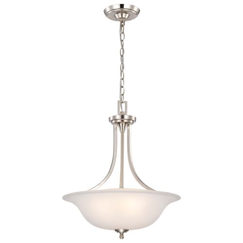 Main product image of Surrey 3 Light Pendant Fixture w/ Frosted Glass
