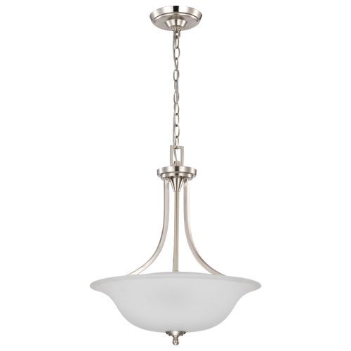 Main product image of Surrey 3 Light Pendant Fixture w/ Frosted Glass