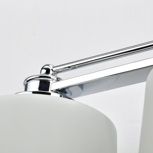 Main product image of Soho 3 Light Vanity Fixture w/ Satin White Glass