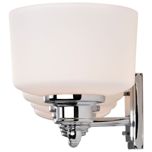Main product image of Soho 4 Light Vanity Fixture w/ Satin White Glass