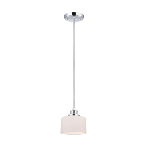 Main product image of Soho 1 Light Mini Pendant w/ Satin White Glass