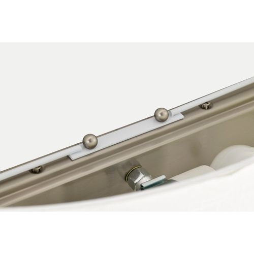 Main product image of Gemini 2 Light Wall Sconce w/ Slate Gray Fabric Shade