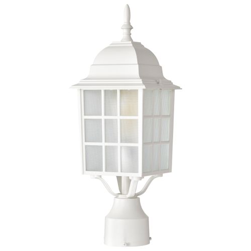 Main product image of Adams 1 Light 17" Outdoor Post w/ Frosted Glass