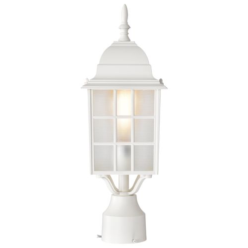 Main product image of Adams 1 Light 17" Outdoor Post w/ Frosted Glass