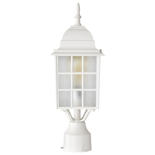 Main product image of Adams 1 Light 17" Outdoor Post w/ Frosted Glass