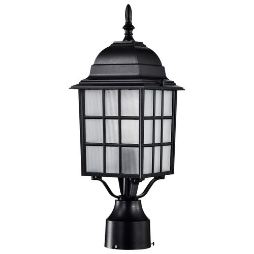 Main product image of Adams 1 Light 17" Outdoor Post w/ Frosted Glass