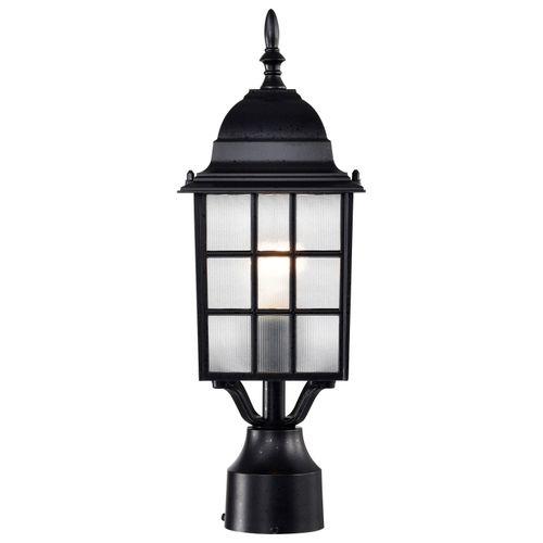 Main product image of Adams 1 Light 17" Outdoor Post w/ Frosted Glass