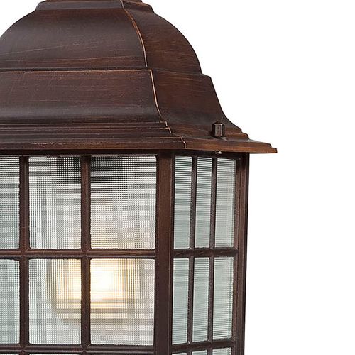 Main product image of Adams 1 Light 16" Outdoor Hanging w/ Frosted Glass