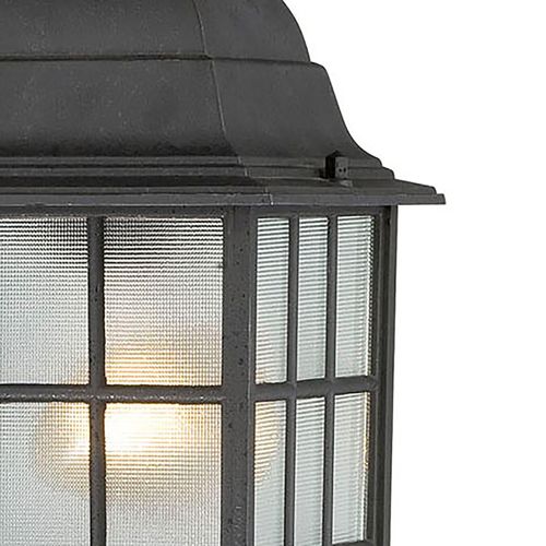 Main product image of Adams 1 Light 16" Outdoor Hanging w/ Frosted Glass