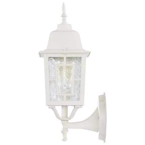 Main product image of Banyan 1 Light 17" Outdoor Wall w/ Clear Water Glass White Finish