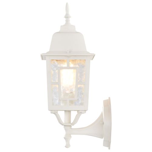 Main product image of Banyan 1 Light 17" Outdoor Wall w/ Clear Water Glass White Finish