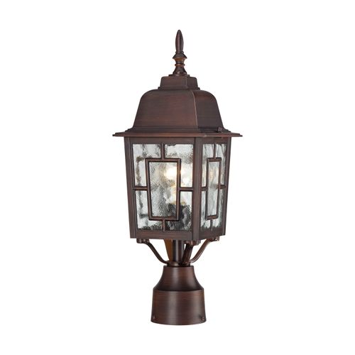 Main product image of Banyan 1 Light 17" Outdoor Post w/ Clear Water Glass