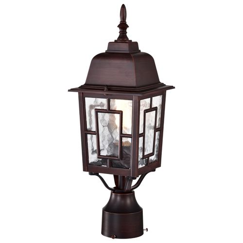 Main product image of Banyan 1 Light 17" Outdoor Post w/ Clear Water Glass