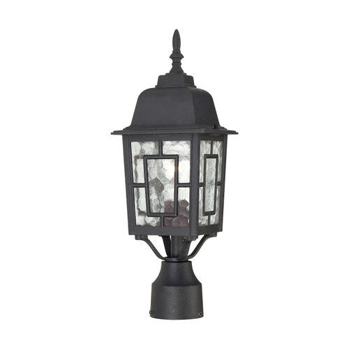 Main product image of Banyan 1 Light 17" Outdoor Post w/ Clear Water Glass