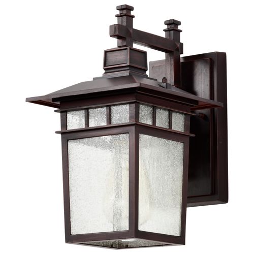 Main product image of Cove Neck 1 Light 12" Outdoor Lantern w/ Clear Seed Glass