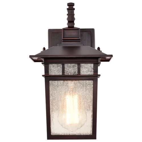 Main product image of Cove Neck 1 Light 12" Outdoor Lantern w/ Clear Seed Glass