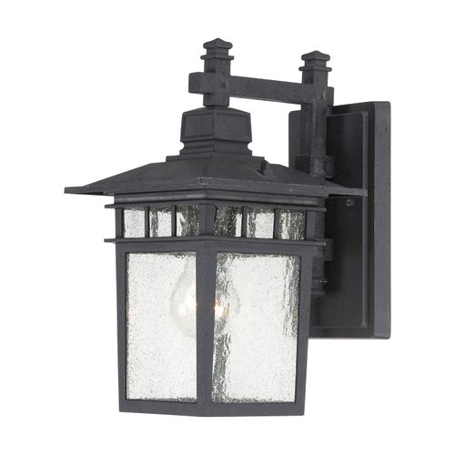 Main product image of Cove Neck 1 Light 12" Outdoor Lantern w/ Clear Seed Glass