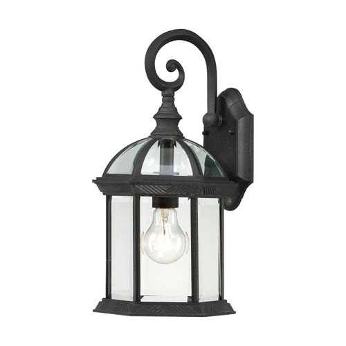 Main product image of Boxwood 1 Light 15" Outdoor Wall w/ Clear Beveled Glass