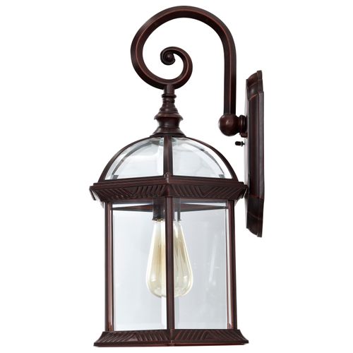Main product image of Boxwood 1 Light 19" Outdoor Wall w/ Clear Beveled Glass