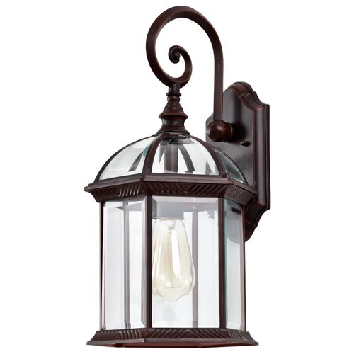 Main product image of Boxwood 1 Light 19" Outdoor Wall w/ Clear Beveled Glass
